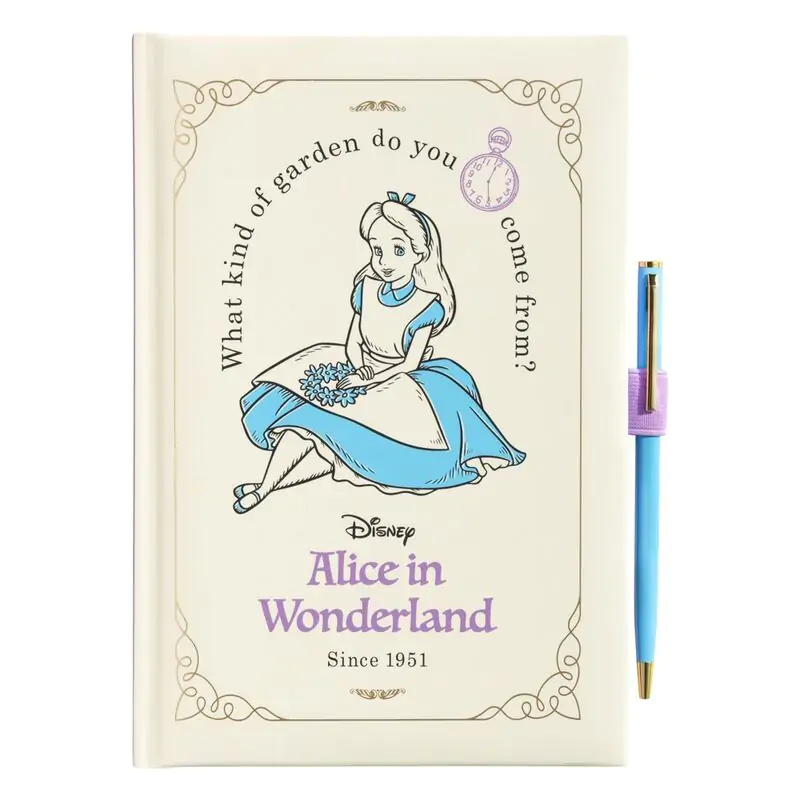 Disney Alice in Wonderland A5 caiet premium + pix poza produsului