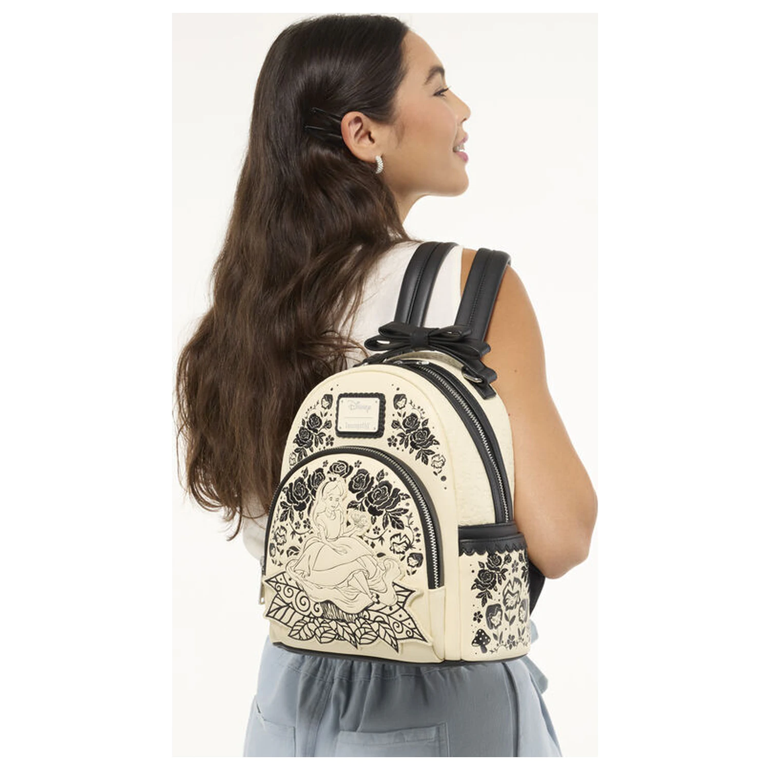 Disney Alice in Wonderland Floral rucsac 26cm poza produsului