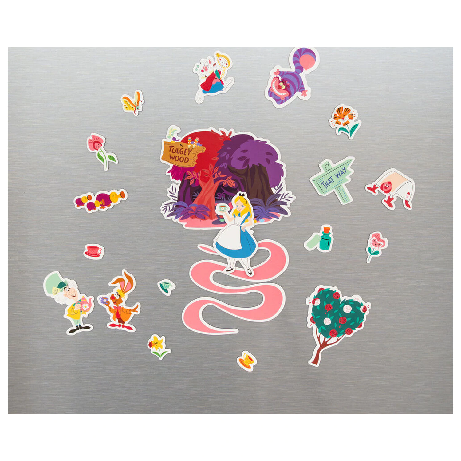 Disney Alice in Wonderland set de magneți decupați poza produsului