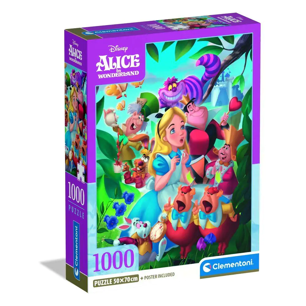 Disney Alice in Wonderland puzzle 1000 piese poza produsului