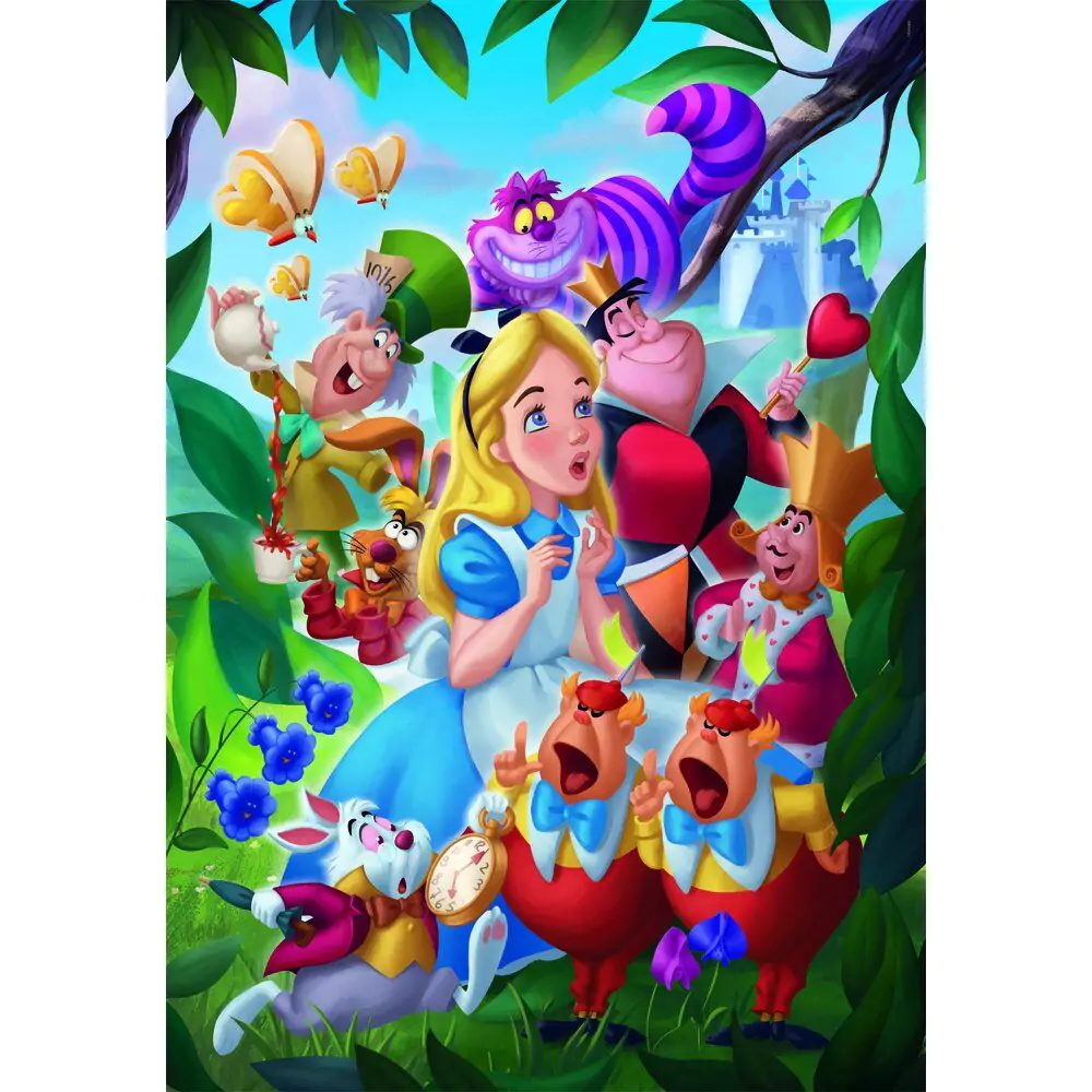 Disney Alice in Wonderland puzzle 1000 piese poza produsului