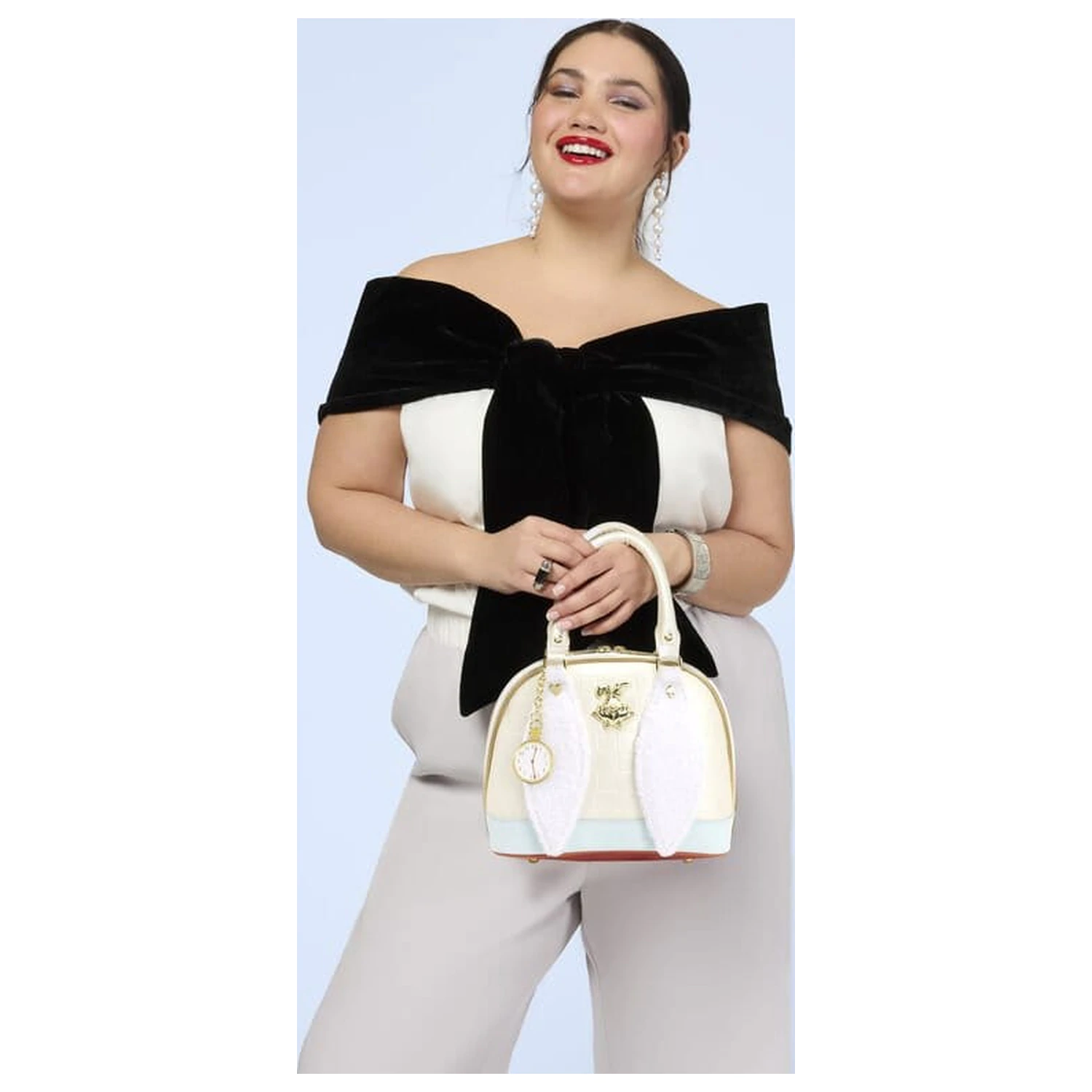 Disney by Loungefly Geantă de mână Alice in Wonderland White Rabbit poza produsului