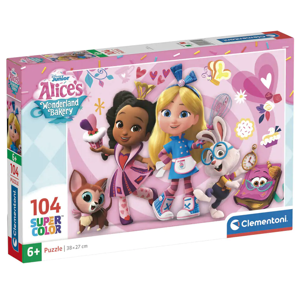 Disney Alice Wonderland Bakery puzzle 104 piese poza produsului