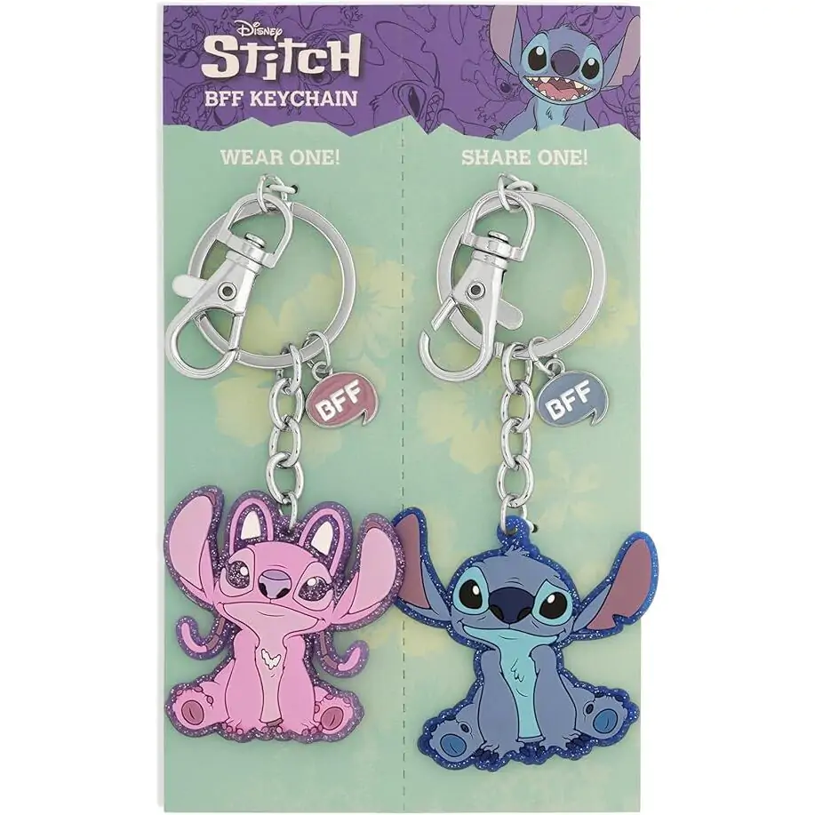 Disney Angel & Stitch Set 2 brelocuri poza produsului