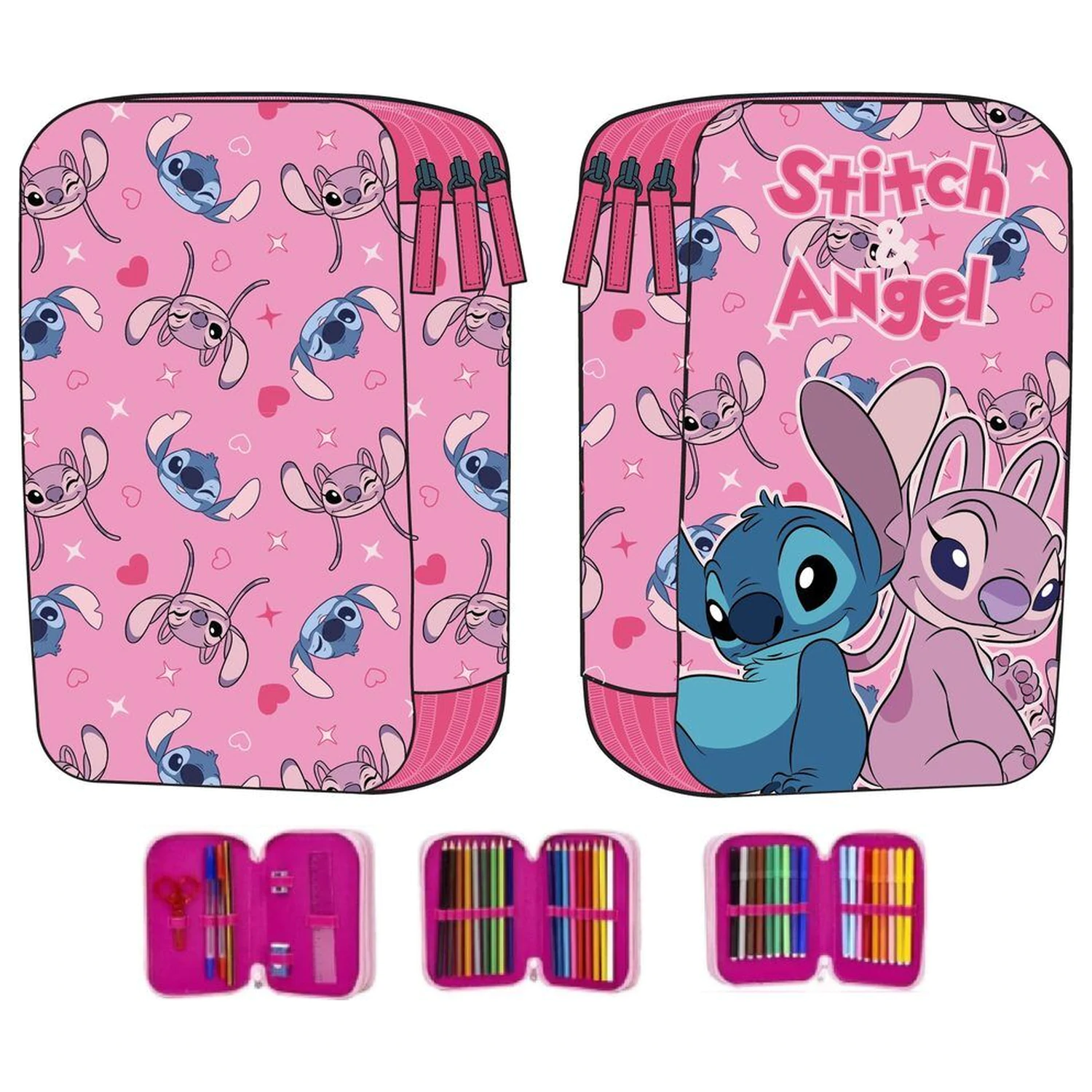 Disney Angel & Stitch penar triplu poza produsului