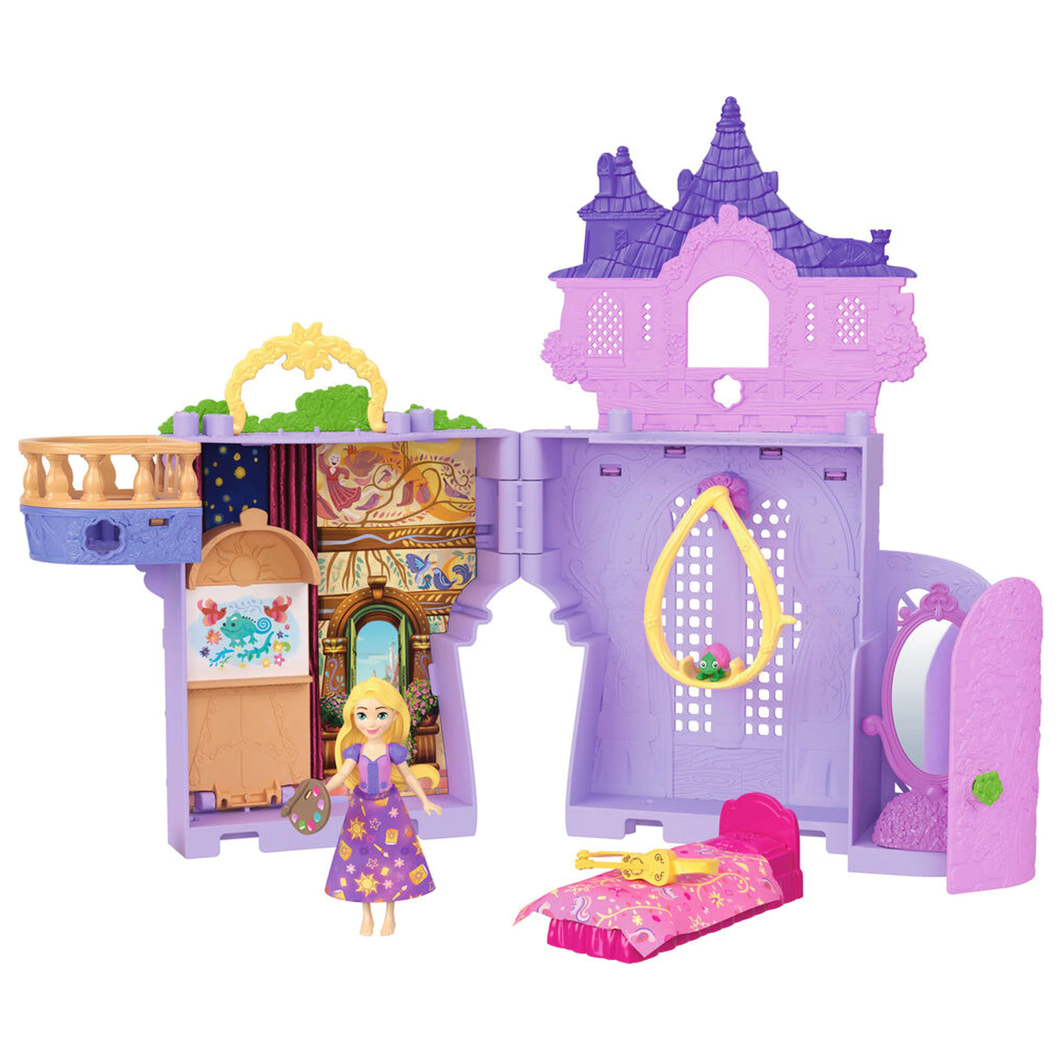 Disney Rapunzel mini castel playset poza produsului