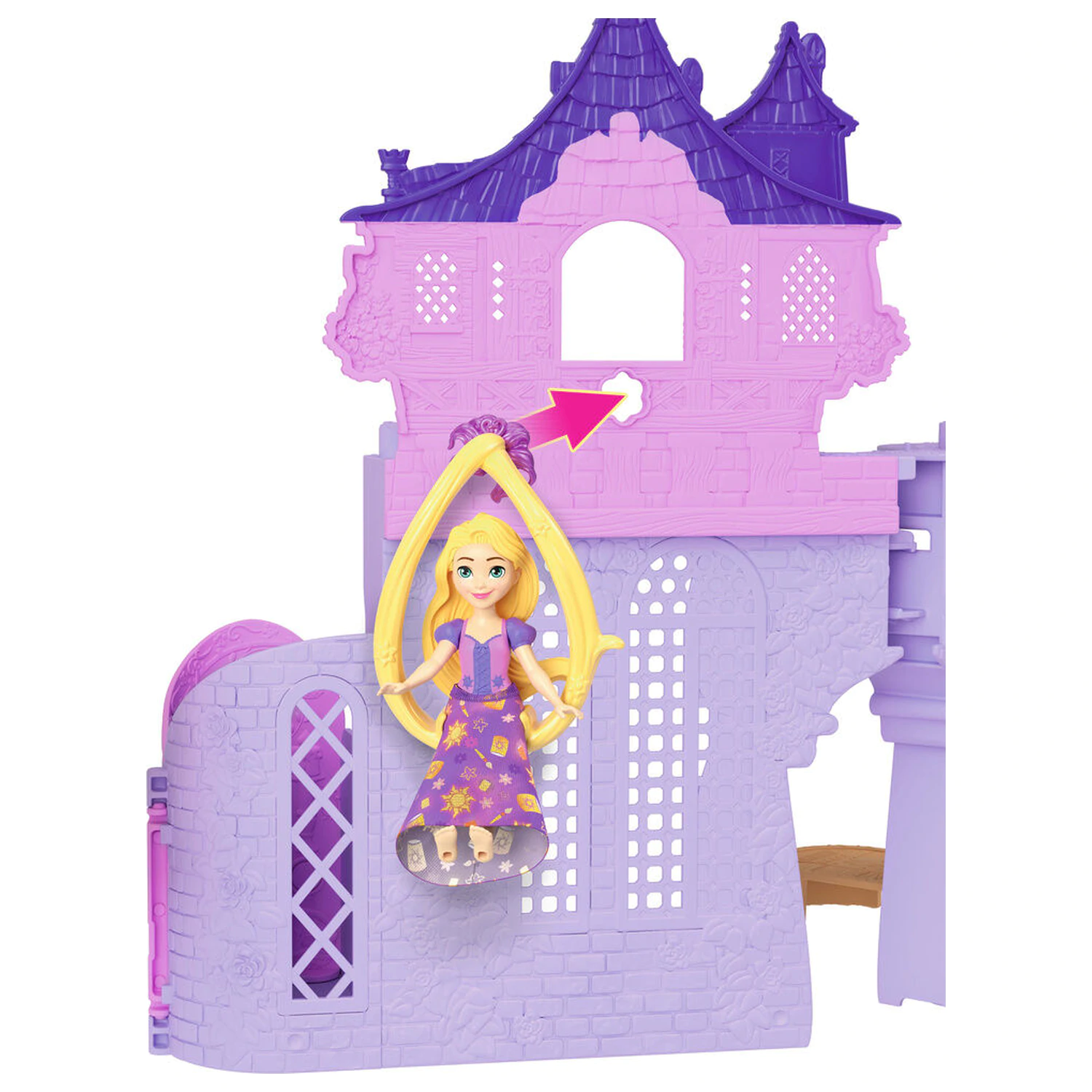 Disney Rapunzel mini castel playset poza produsului