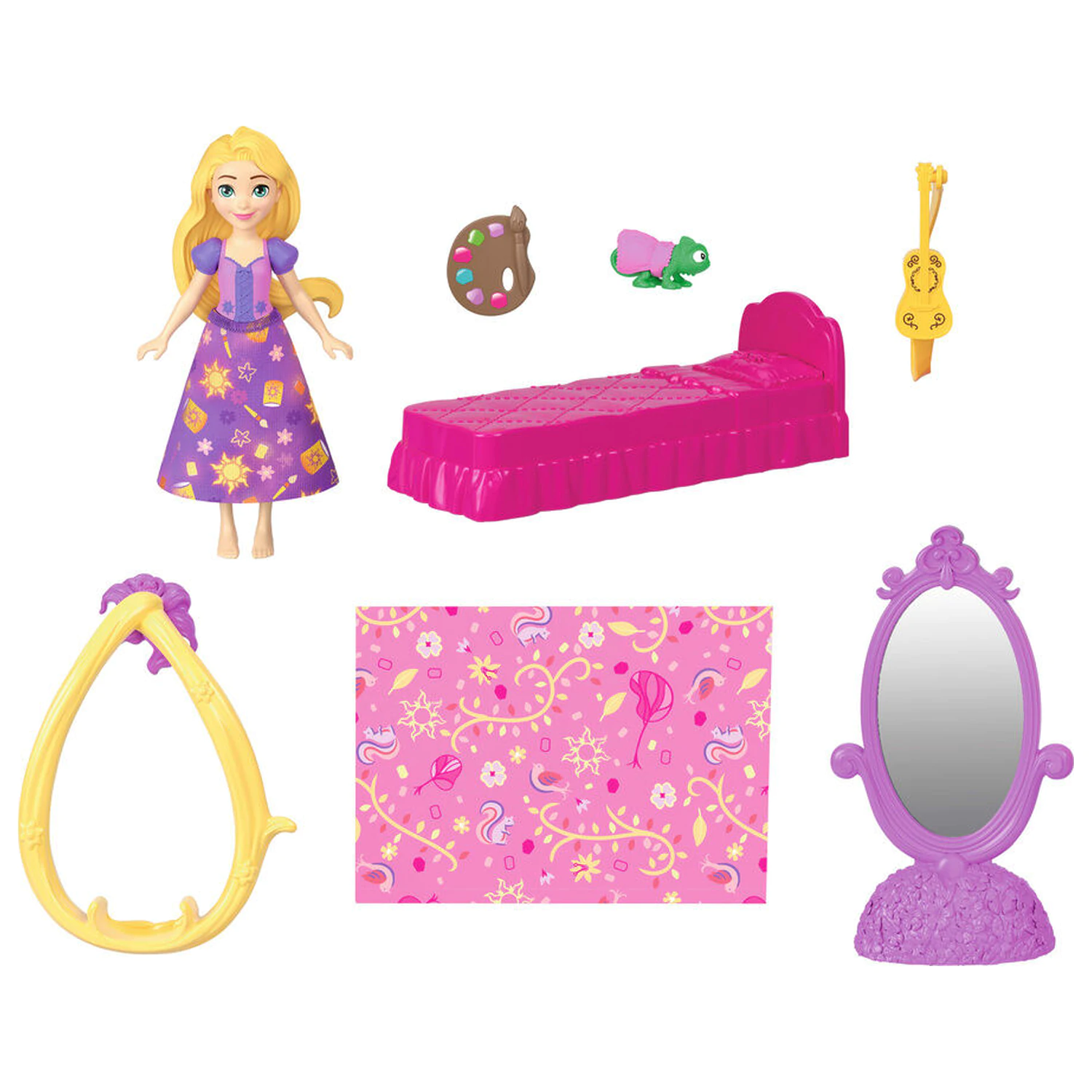 Disney Rapunzel mini castel playset poza produsului