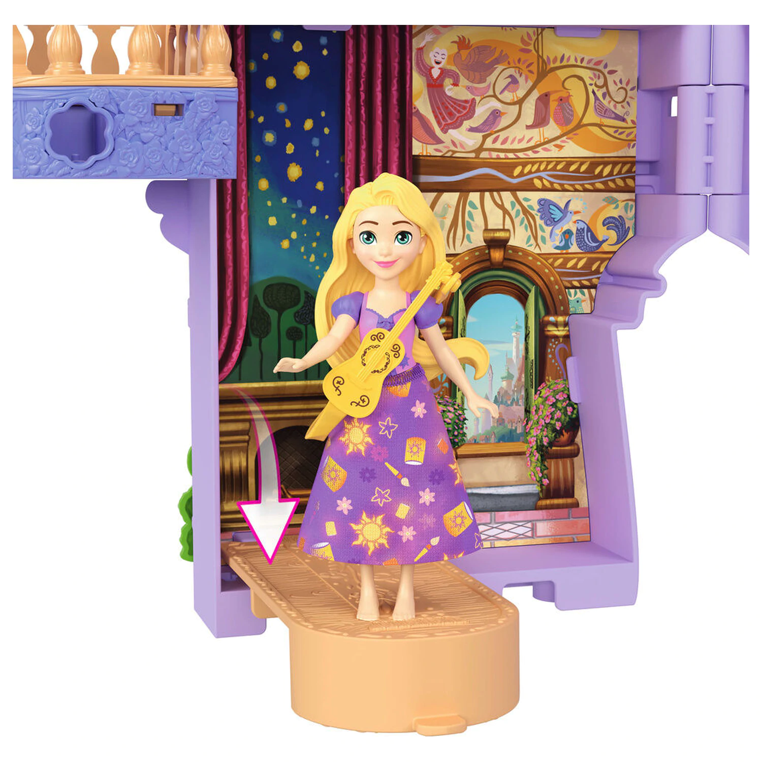 Disney Rapunzel mini castel playset poza produsului