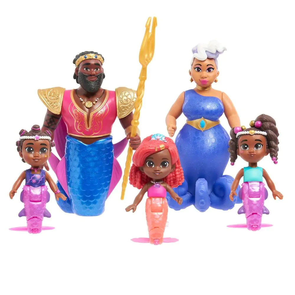 Disney Ariel Royal Family set 5 figurine poza produsului