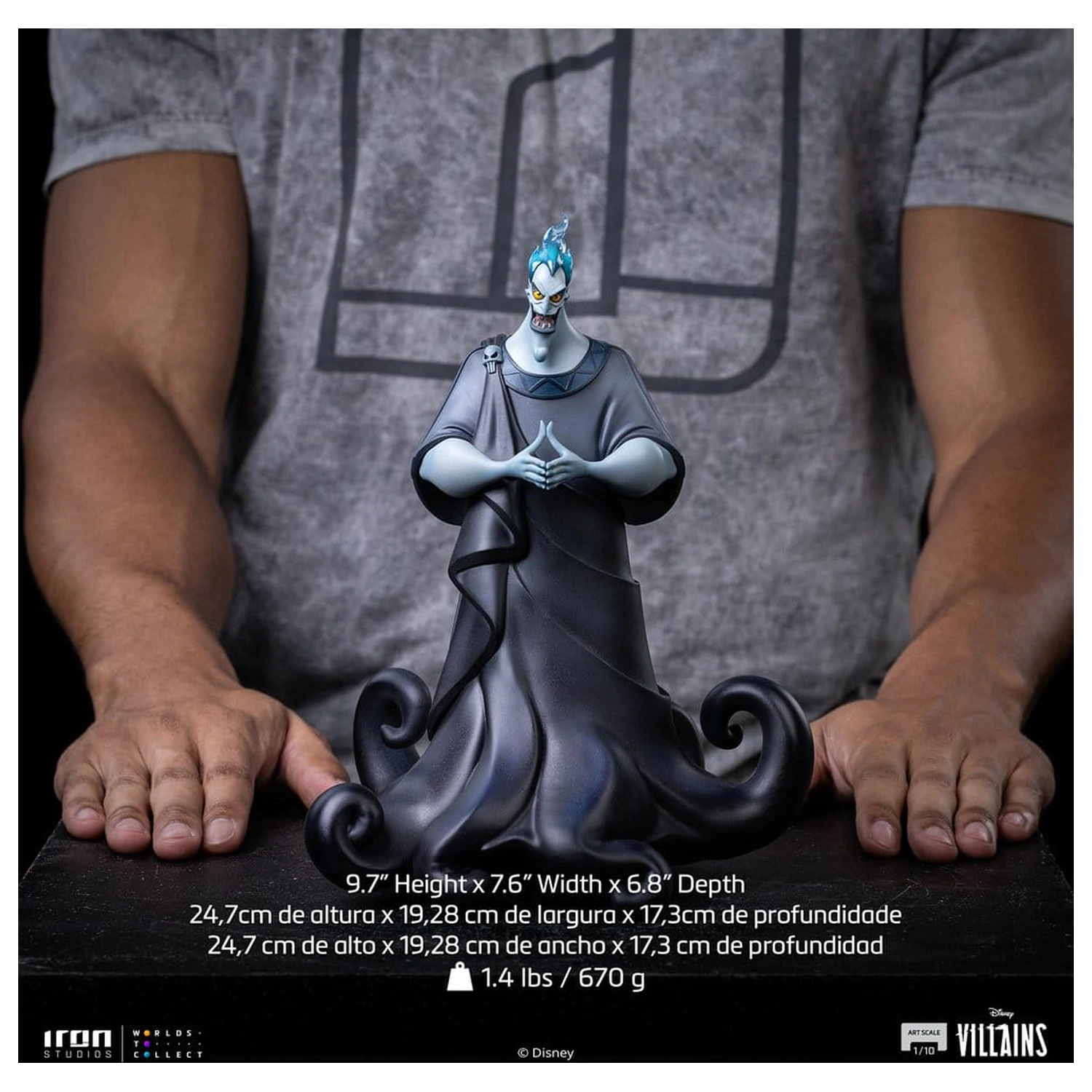 Disney Art Scale Statuie 1/10 Hades Regular 25 cm poza produsului
