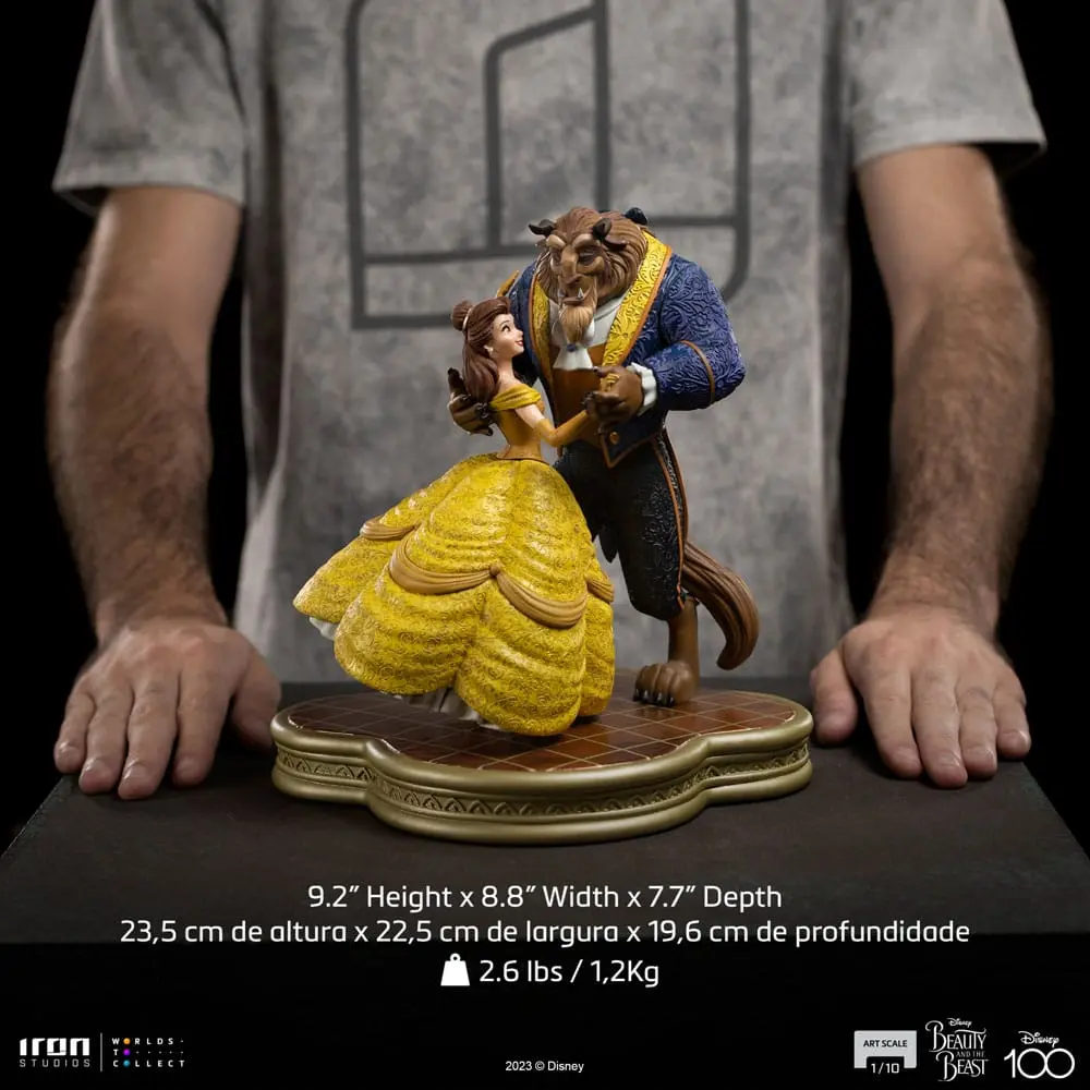 Disney Art Scale Statuie 1/10 Beauty and the Beast 29 cm poza produsului