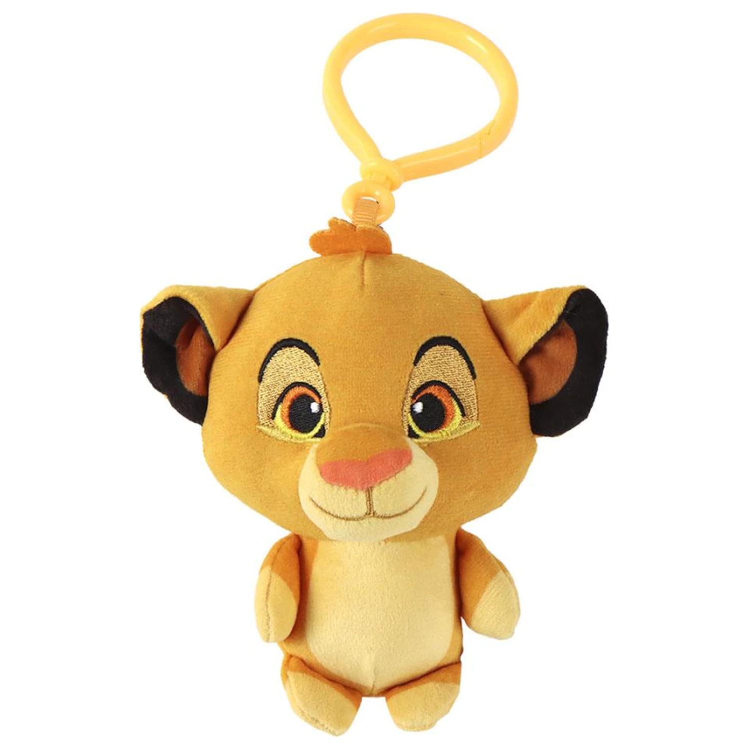 Disney The Lion King Kid figurina 3D de pluș cu agățător, breloc pentru geantă 13 cm poza produsului