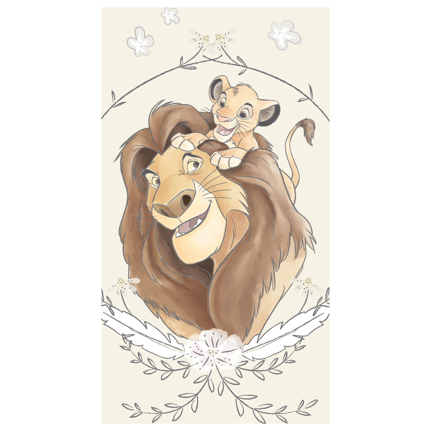 Disney The Lion King prosop Simba poza produsului