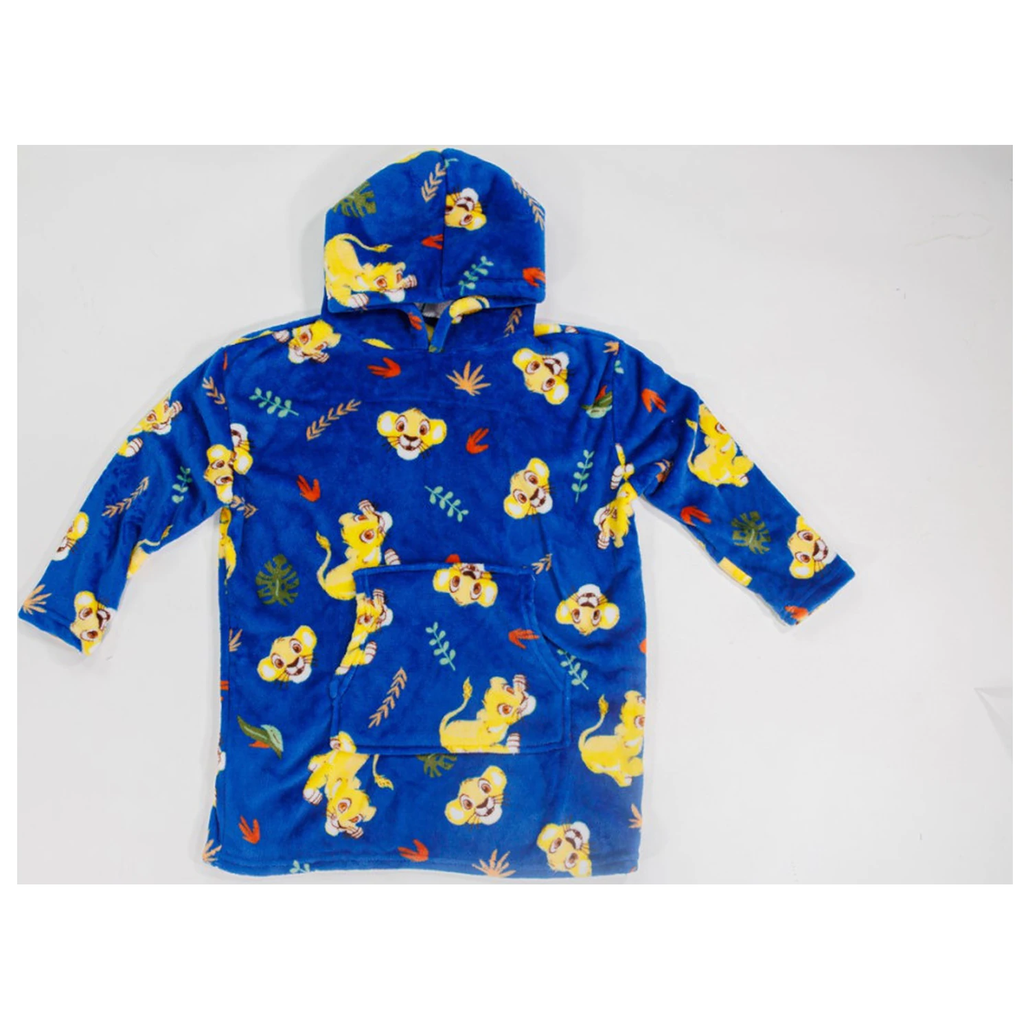 Disney The Lion King Tiny Wearable Plush Pătură Fleece Poncho 7-14 Ani poza produsului