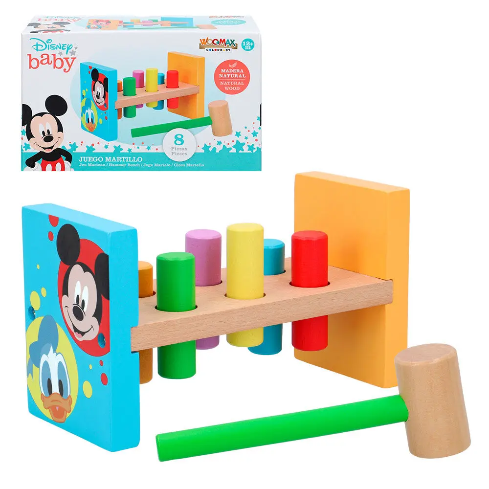 Disney Baby set ciocan de lemn poza produsului