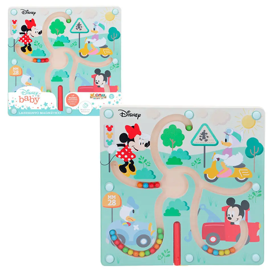 Disney Baby labirint magnetic din lemn poza produsului