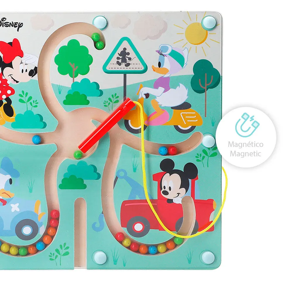 Disney Baby labirint magnetic din lemn poza produsului
