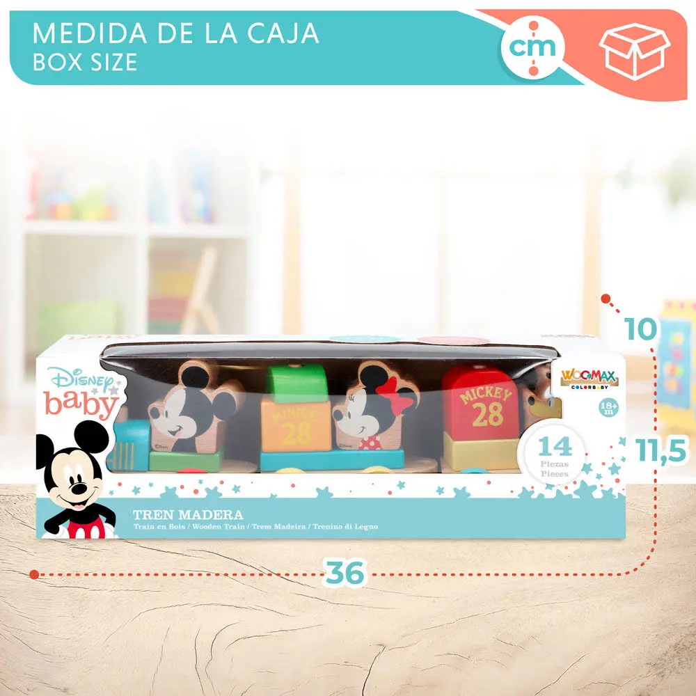 Disney Baby tren de lemn poza produsului