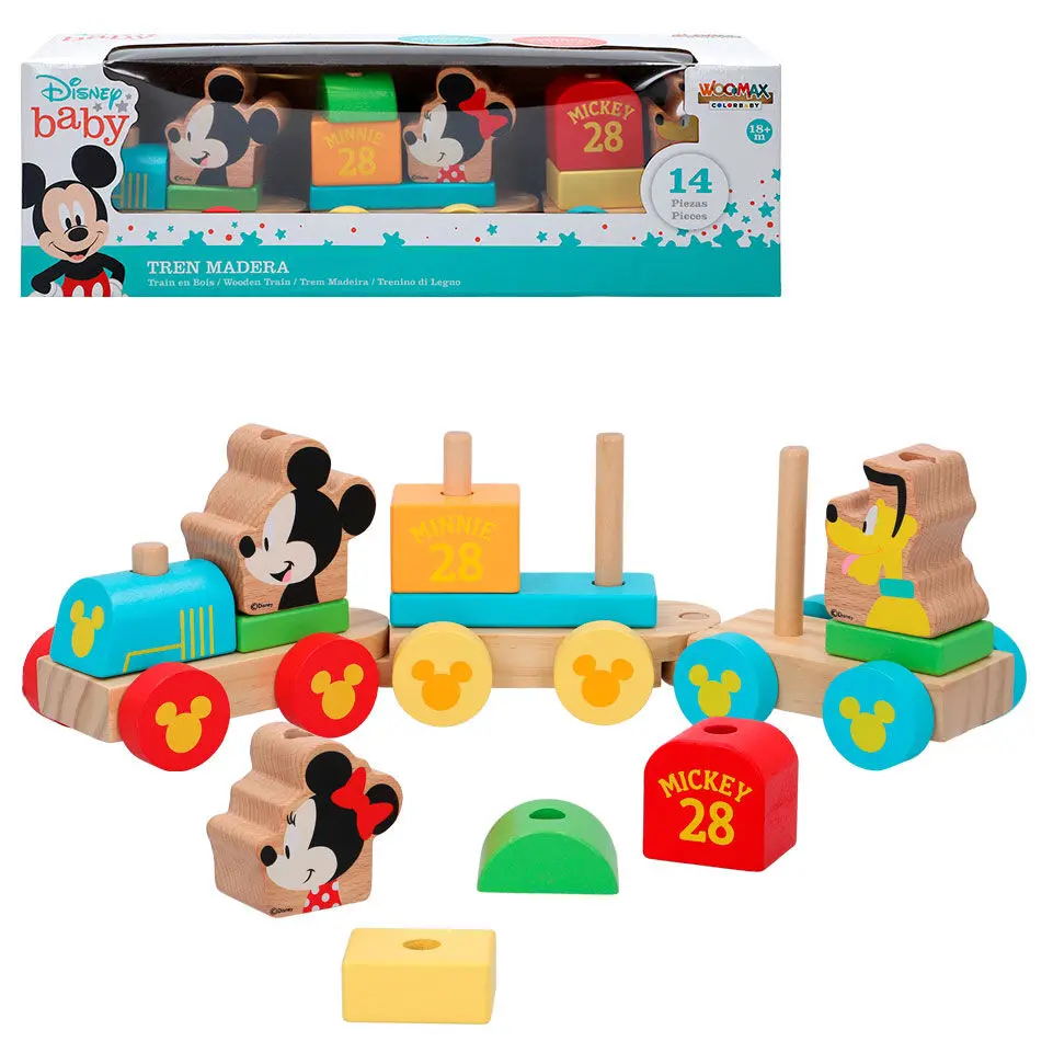 Disney Baby tren de lemn poza produsului