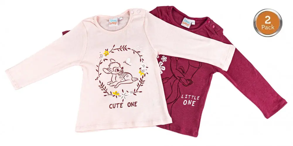 Disney Bambi tricou pentru bebelusi, top din 2 piese 62/68 cm poza produsului