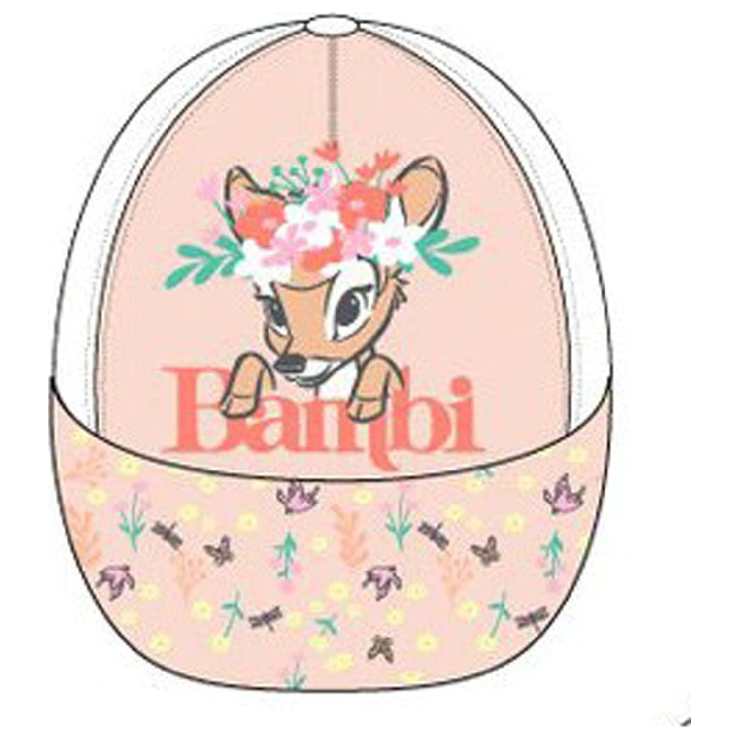 Disney Bambi Blossom White sapca de baseball pentru bebelusi 50 cm poza produsului