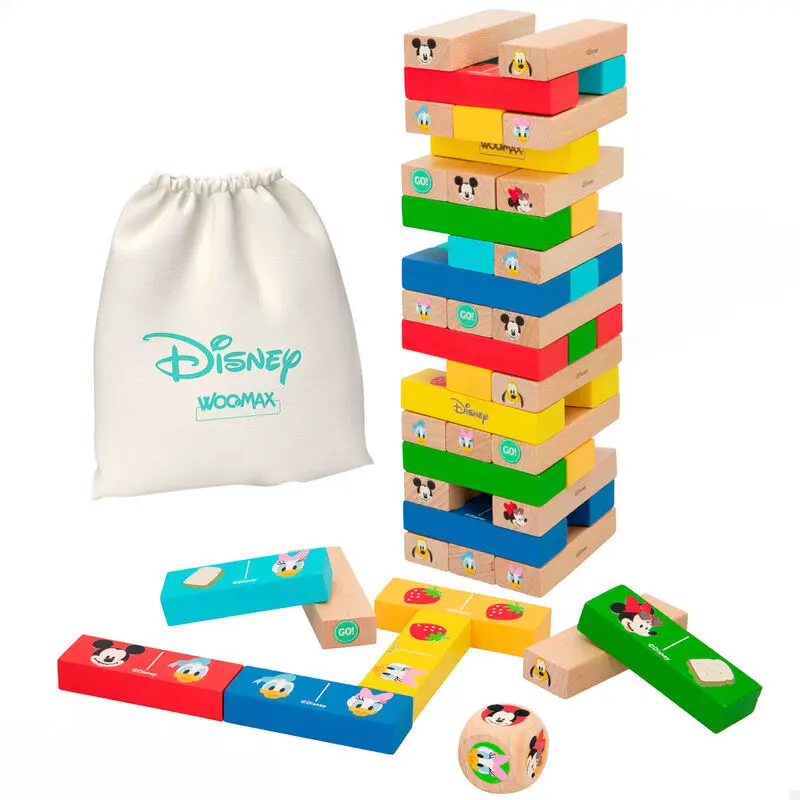 Disney turn de blocuri + set din lemn domino poza produsului