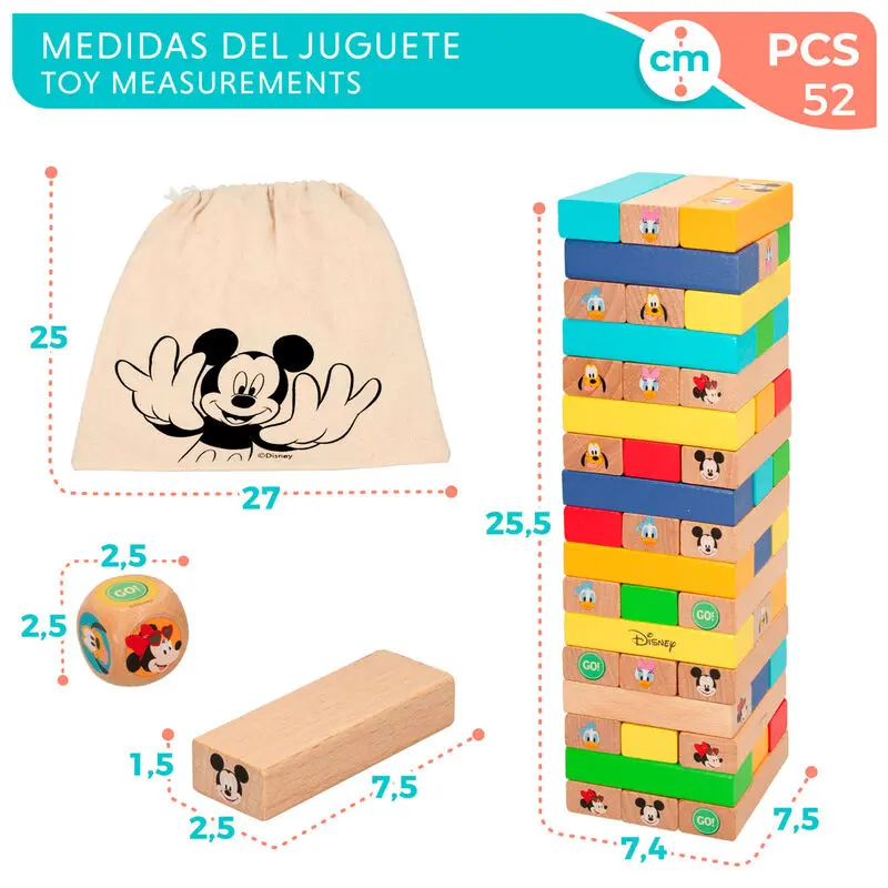 Disney turn de blocuri + set din lemn domino poza produsului