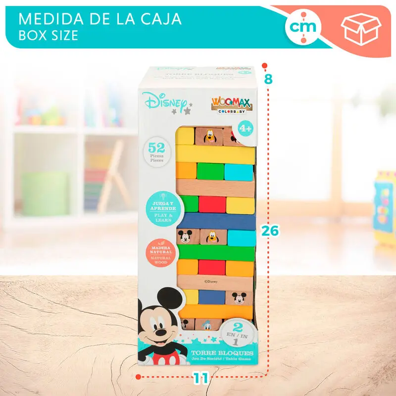 Disney turn de blocuri + set din lemn domino poza produsului