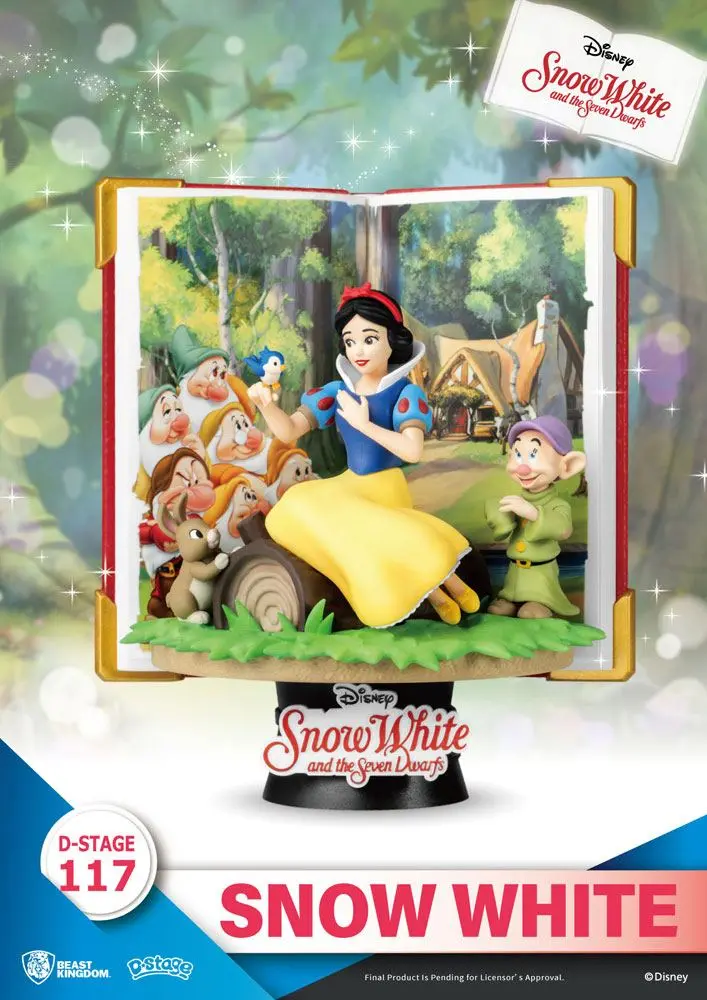 Disney Book Series D-Stage PVC Diorama Alba ca Zapada 13 cm poza produsului