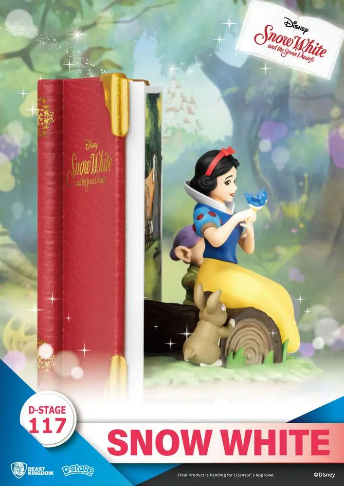 Disney Book Series D-Stage PVC Diorama Alba ca Zapada 13 cm poza produsului
