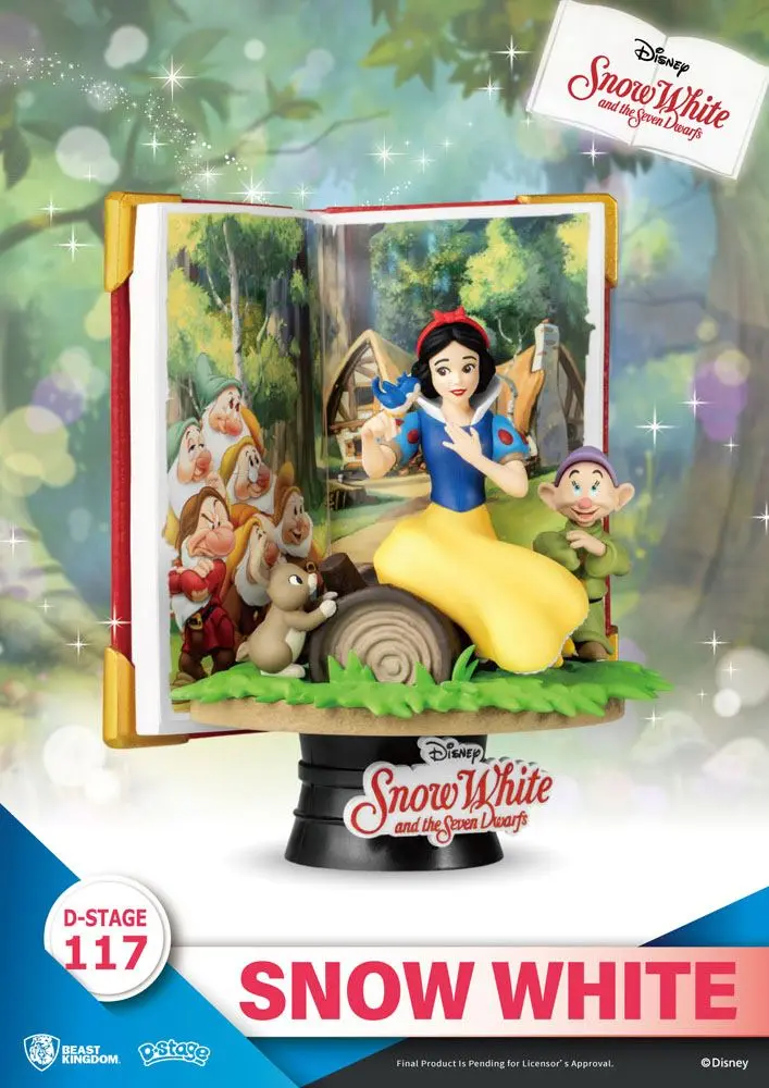 Disney Book Series D-Stage PVC Diorama Alba ca Zapada 13 cm poza produsului