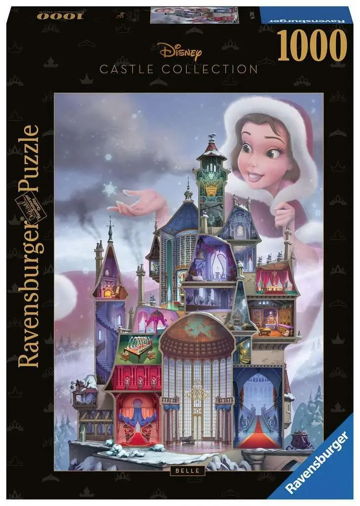 Disney Castle Collection Jigsaw Puzzle Belle (Beauty and the Beast) (1000 piese) poza produsului