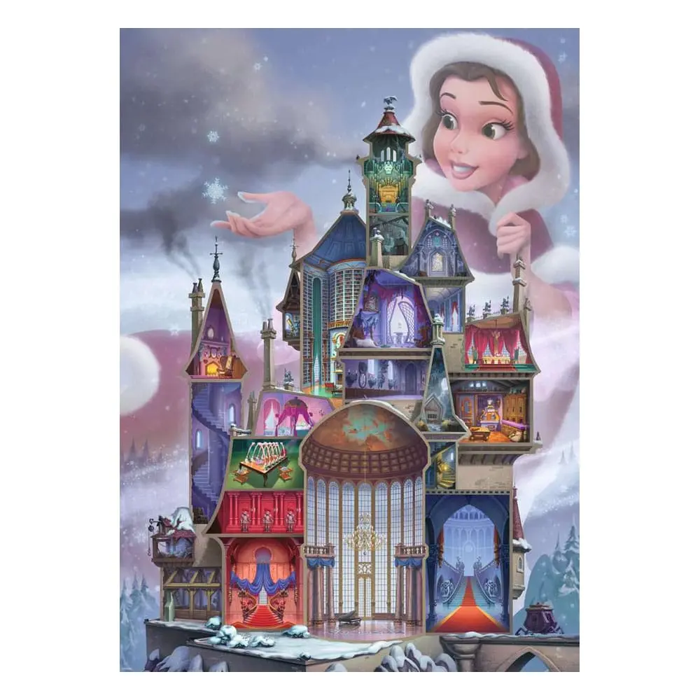 Disney Castle Collection Jigsaw Puzzle Belle (Beauty and the Beast) (1000 piese) poza produsului