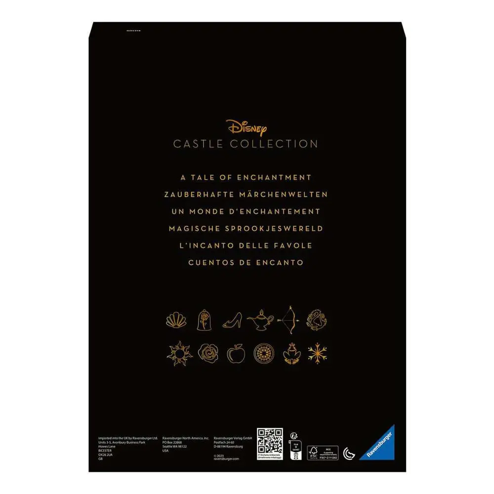 Disney Castle Collection Jigsaw Puzzle Belle (Beauty and the Beast) (1000 piese) poza produsului