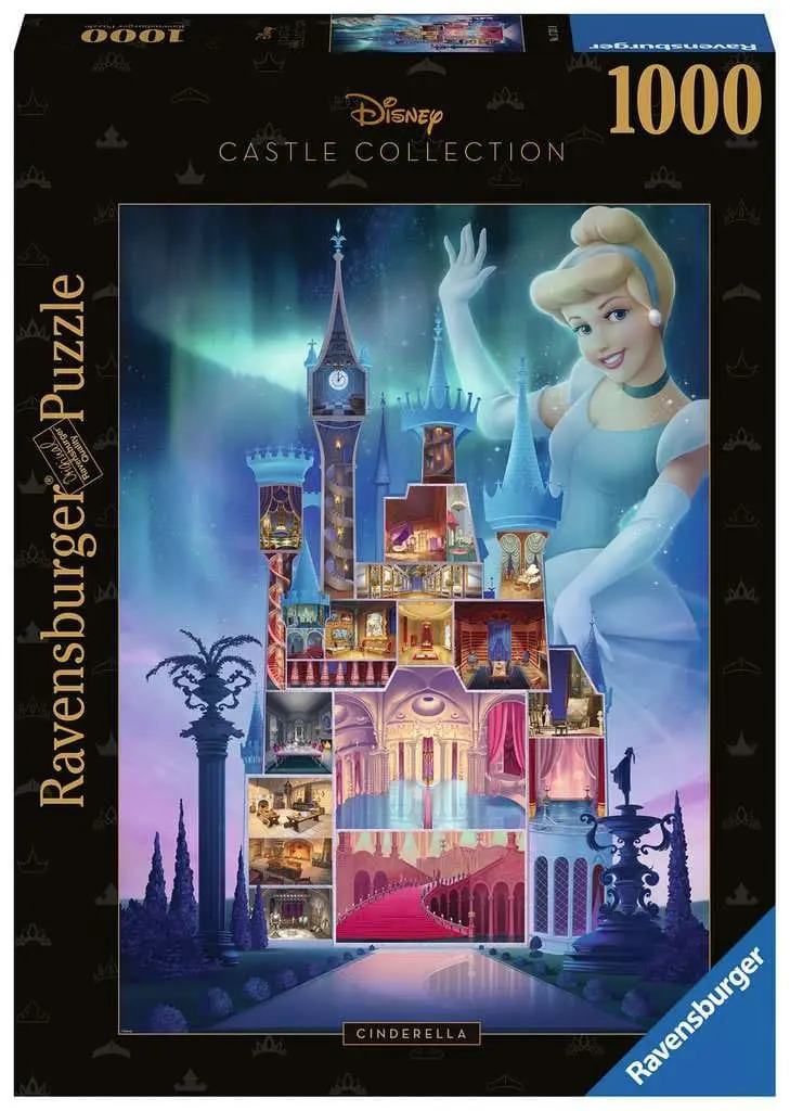 Disney Castle Collection Puzzle tip jigsaw Cenușăreasa (1000 piese) poza produsului