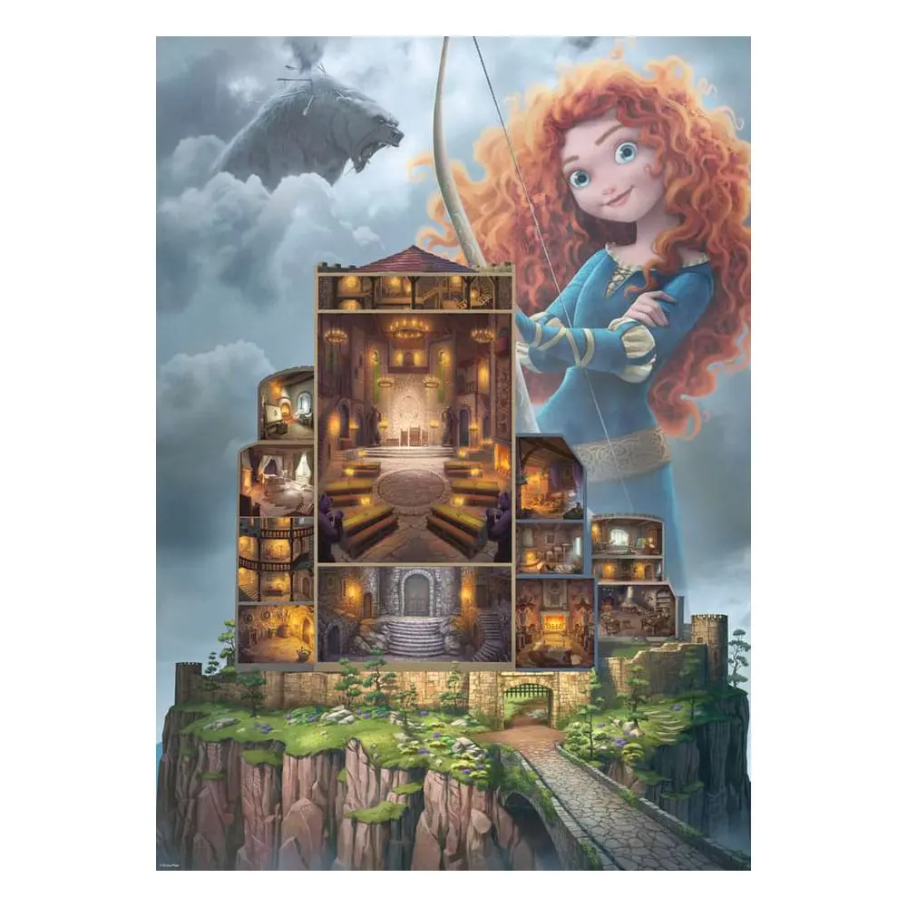 Disney Castle Collection Jigsaw Puzzle Merida (Brave) (1000 de piese) poza produsului
