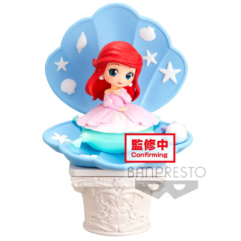 Figurină Q posket Disney Characters Pink Dress Style Ariel Ver.A 12cm poza produsului