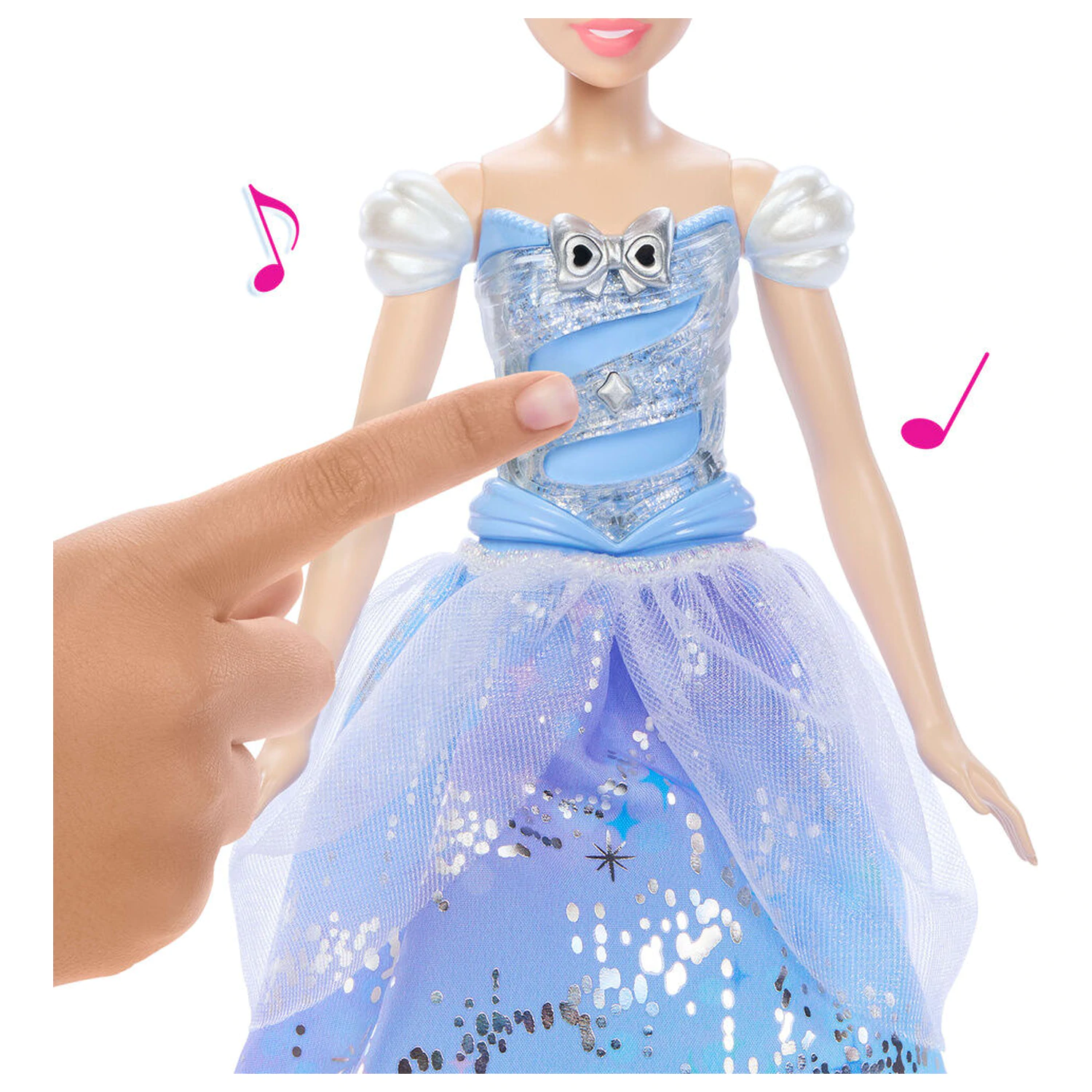 Disney Cinderella Papusa Cenusareasa cu Rochie de Bal Fermecata poza produsului