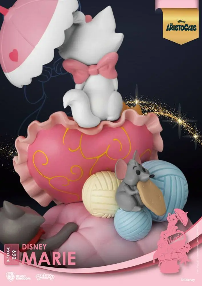 Disney Classic Animation Series D-Stage PVC Diorama Marie 15 cm poza produsului