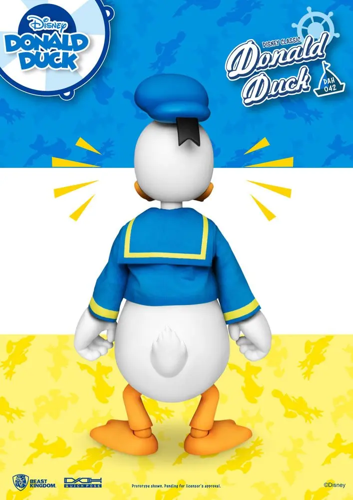 Figurina de actiune Disney Classic Dynamic 8ction Heroes 1/9 Donald Duck Classic Version 16 cm poza produsului