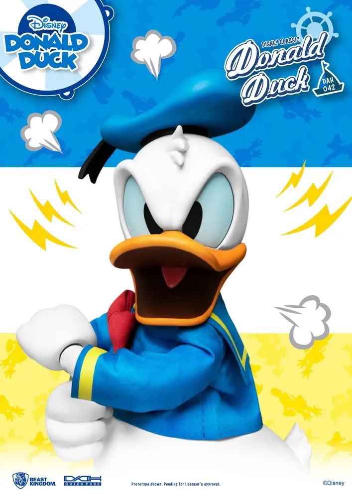 Figurina de actiune Disney Classic Dynamic 8ction Heroes 1/9 Donald Duck Classic Version 16 cm poza produsului