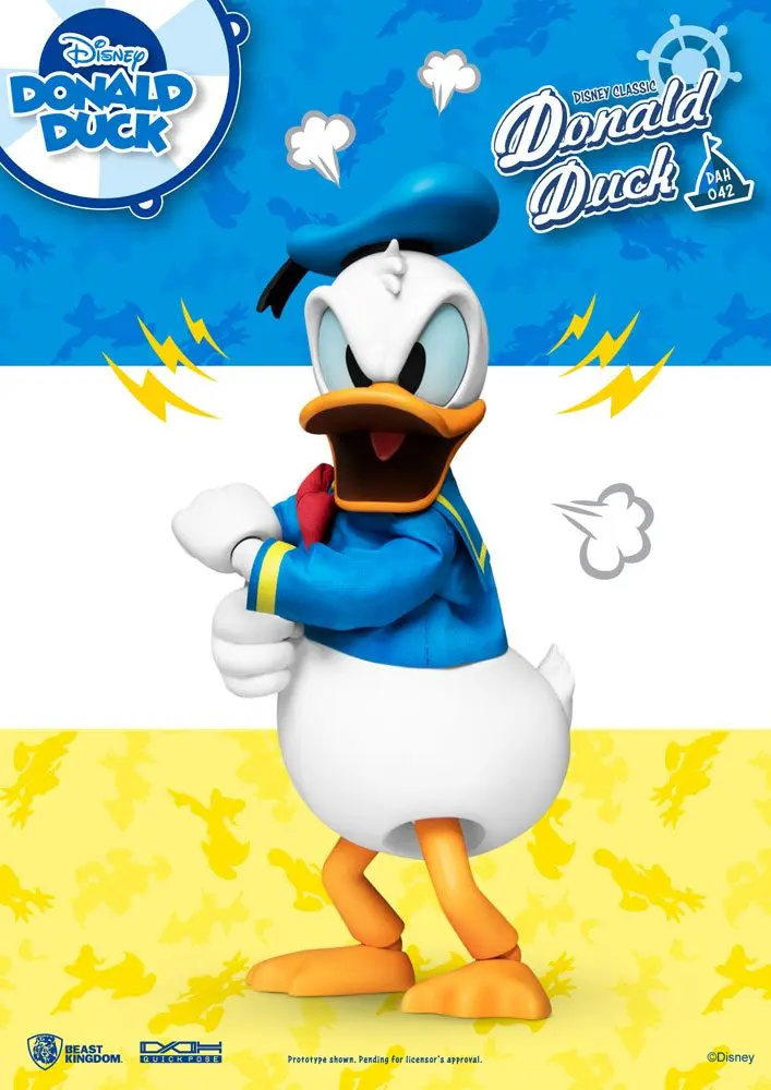 Figurina de actiune Disney Classic Dynamic 8ction Heroes 1/9 Donald Duck Classic Version 16 cm poza produsului