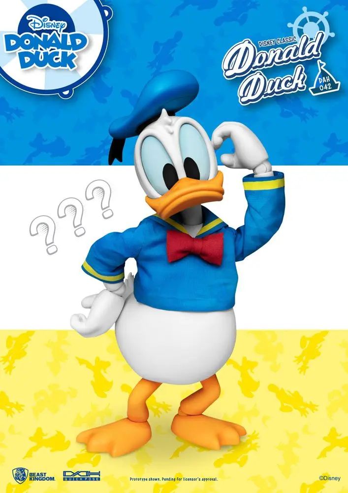 Figurina de actiune Disney Classic Dynamic 8ction Heroes 1/9 Donald Duck Classic Version 16 cm poza produsului