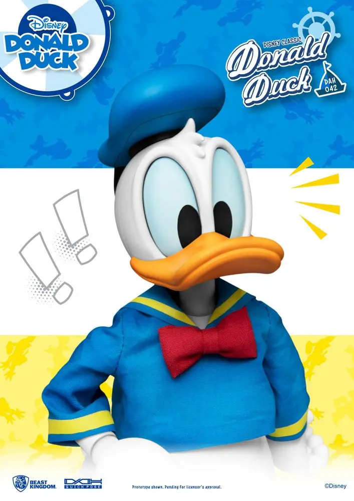 Figurina de actiune Disney Classic Dynamic 8ction Heroes 1/9 Donald Duck Classic Version 16 cm poza produsului