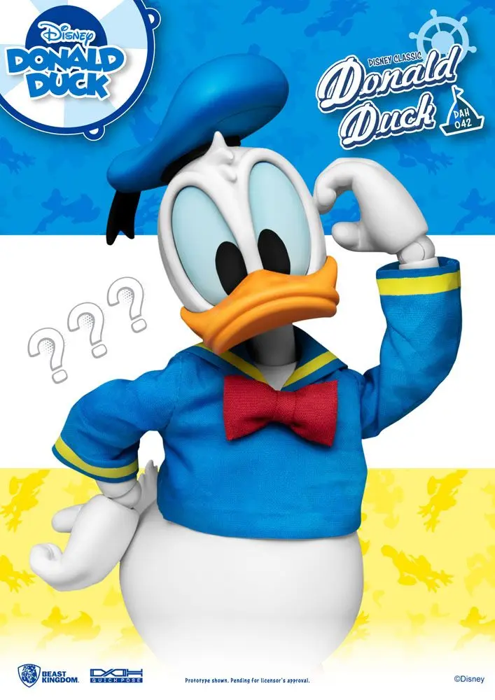Figurina de actiune Disney Classic Dynamic 8ction Heroes 1/9 Donald Duck Classic Version 16 cm poza produsului
