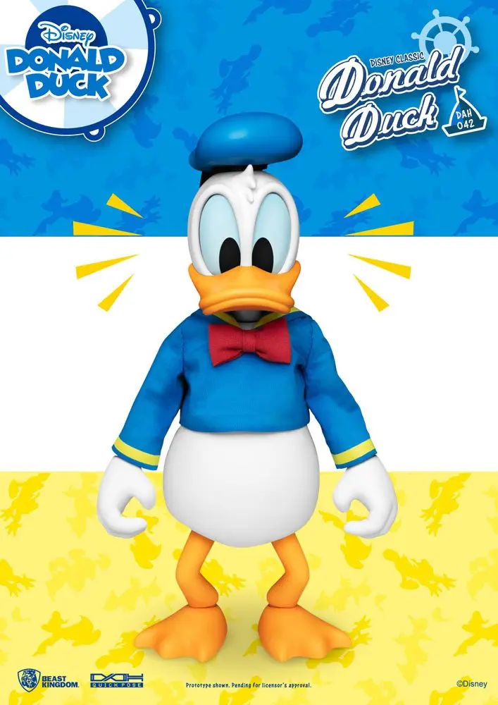 Figurina de actiune Disney Classic Dynamic 8ction Heroes 1/9 Donald Duck Classic Version 16 cm poza produsului
