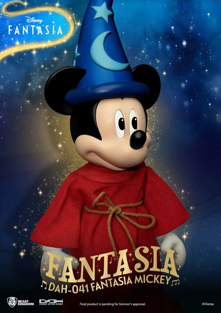 Figurină de acțiune Eroi dinamici clasici Disney 1/9 Mickey Fantasia 21 cm poza produsului
