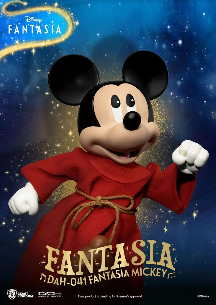 Figurină de acțiune Eroi dinamici clasici Disney 1/9 Mickey Fantasia 21 cm poza produsului