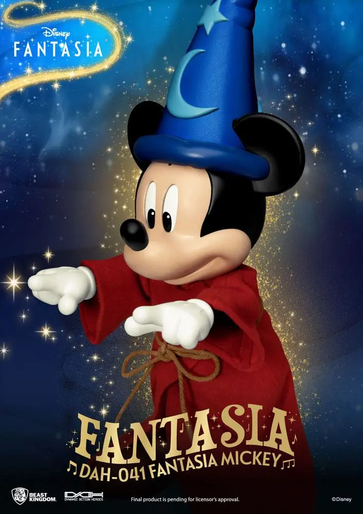 Figurină de acțiune Eroi dinamici clasici Disney 1/9 Mickey Fantasia 21 cm poza produsului